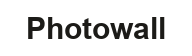 Photowall logotyp